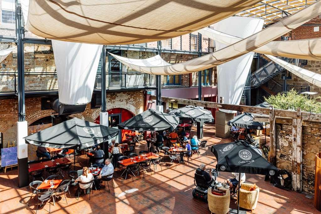 The Henry Jones Art Hotel Hobart Interior photo The patio at the Hotel Santa Fe