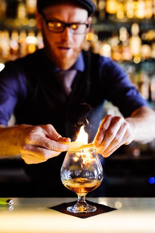 The Henry Jones Art Hotel Hobart Exterior photo Flaming orange peel